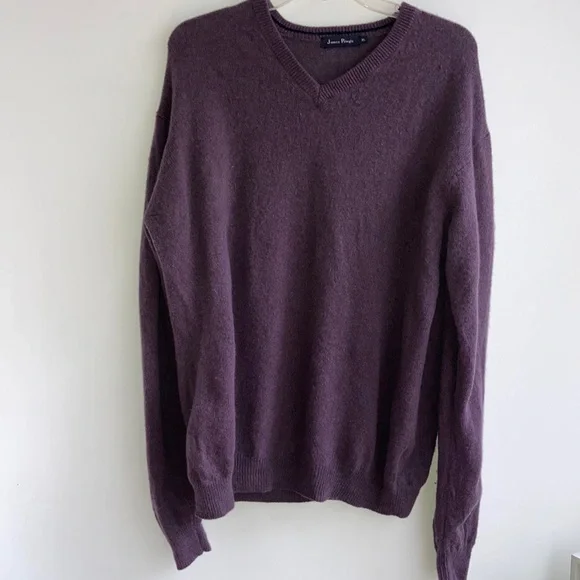 James Pringle Sweaters James Pringle Vneck Wool Sweater Xlarge